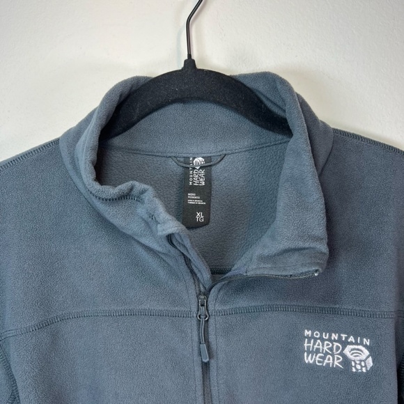 Mountain Hardwear Men's Microchill 2.0 1/2 Zip Fleece Sweatshirt Blue Outdoor XL - Picture 2 of 13